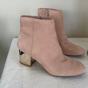 Pink Suede Aldo Boot Size 8
